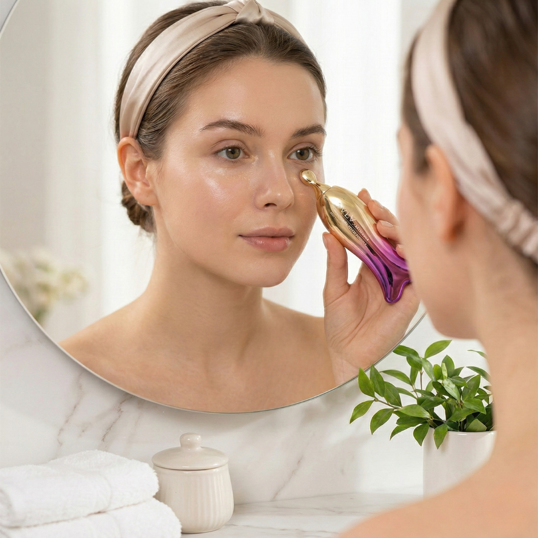 Sérum Anti-Ojeras con Caviar y Piedra Gua-Sha